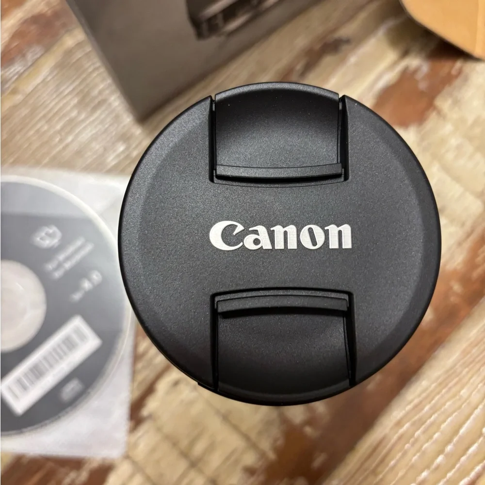 Canon Gray and Black EF-S 18-200mm Lens